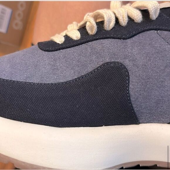 GOODNEWS KOOK SNEAKER IN NAVY, low-top runner US 9/7.5 EUR 40 Made in Portugal - Picture 6 of 14